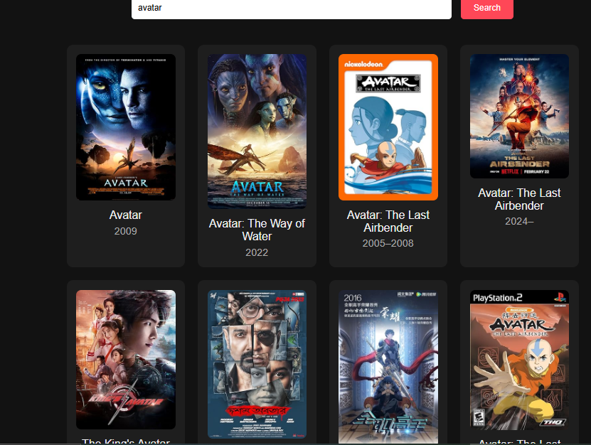 movie-search App